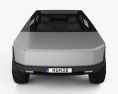 Tesla Cybertruck 2022 Modello 3D vista frontale
