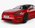Tesla Model S Plaid 2022 3D модель