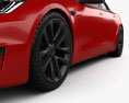 Tesla Model S Plaid 2022 3D модель