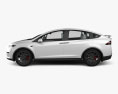 Tesla Model X 带内饰 2021 3D模型 侧视图