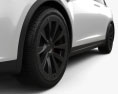 Tesla Model X com interior 2021 Modelo 3d