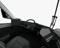 Tesla Semi Day Cab Sattelzugmaschine mit Innenraum und Motor 2018 3D-Modell dashboard