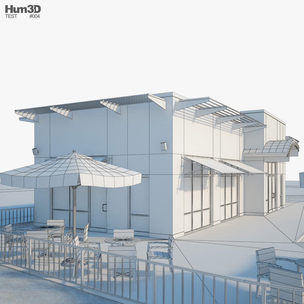 Тестовий пробний Ресторан 3D модель