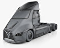 Thor ET-One Camion Tracteur 2017 Modèle 3d wire render