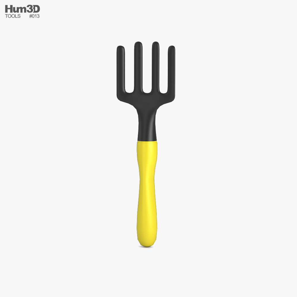 Garden Hand Fork 3D model