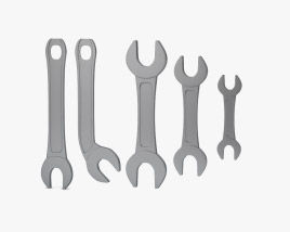 Wrench Set 002 3D model