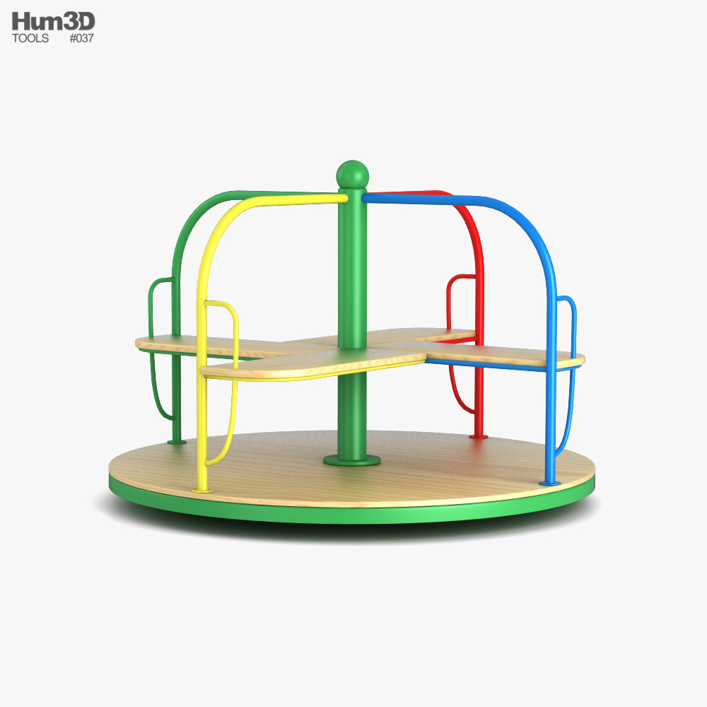 游乐场旋转木马 3D模型