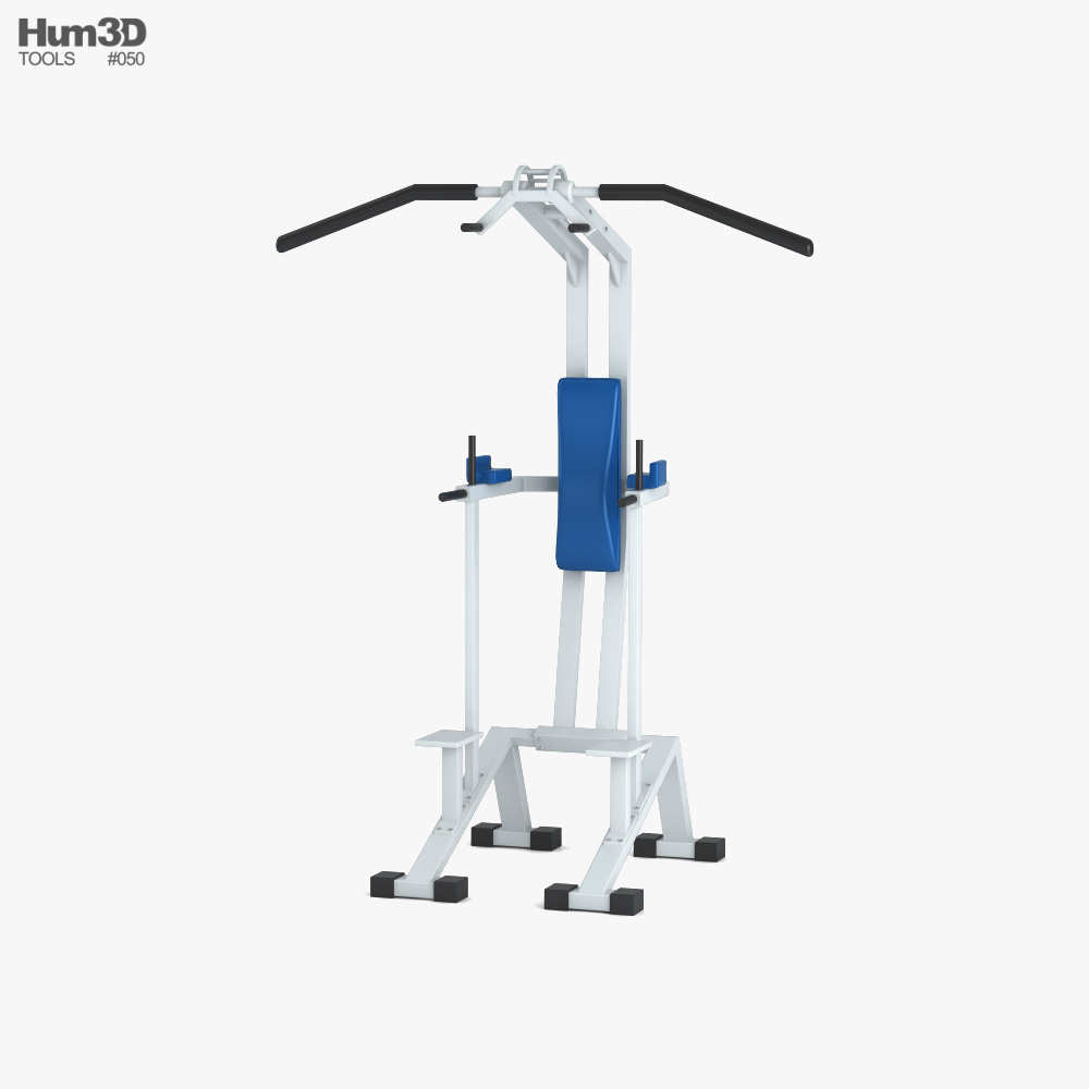 Vertical Power Rack Pull-Ups Modèle 3d