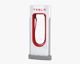 Tesla Supercharger 3D模型