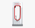 Tesla Supercharger with Open Charging Port Modèle 3d