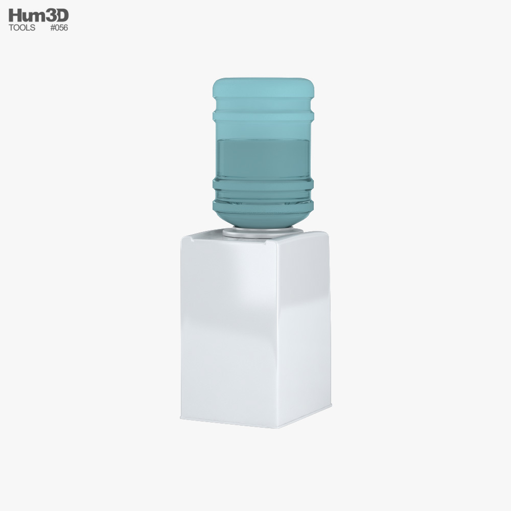 Wasserkühler im Büro 02 3D-Modell