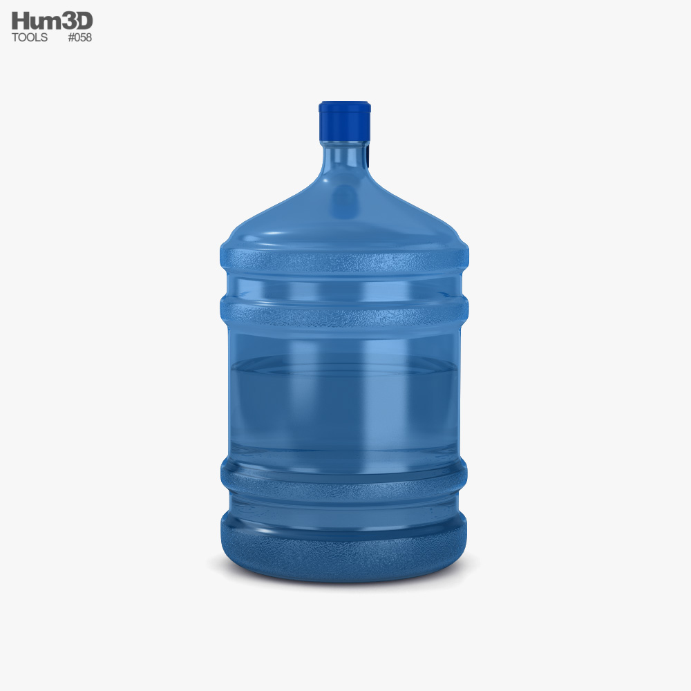 Bottiglia per il refrigeratore d'acqua Modello 3D