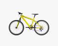 Bicycle Yellow 3d model