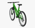Fahrrad Grün 3D-Modell