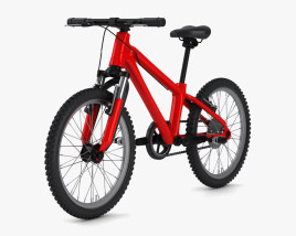 自行车 红 3D模型