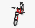 빨간 자전거 3D 모델 