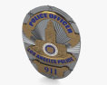 Distintivo della Polizia Modello 3D