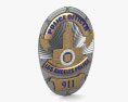 Distintivo de Polícia Modelo 3d