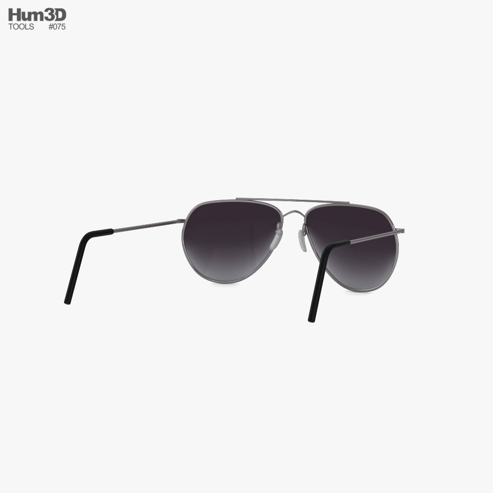 Police Sunglasses 3d model