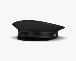 警察 制服帽 3D模型
