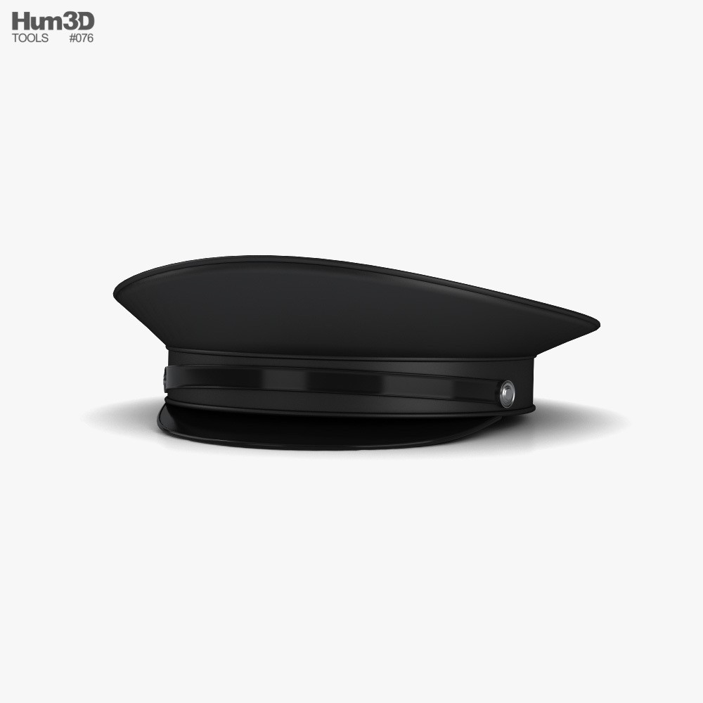 Sombrero de uniforme de Policía Modelo 3D