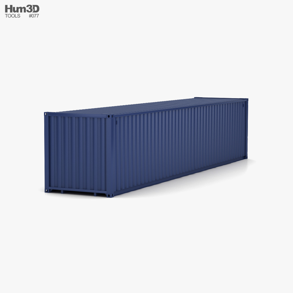 Shipping Container 40ft 3d model
