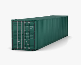 Shipping Container 45' HC Modello 3D