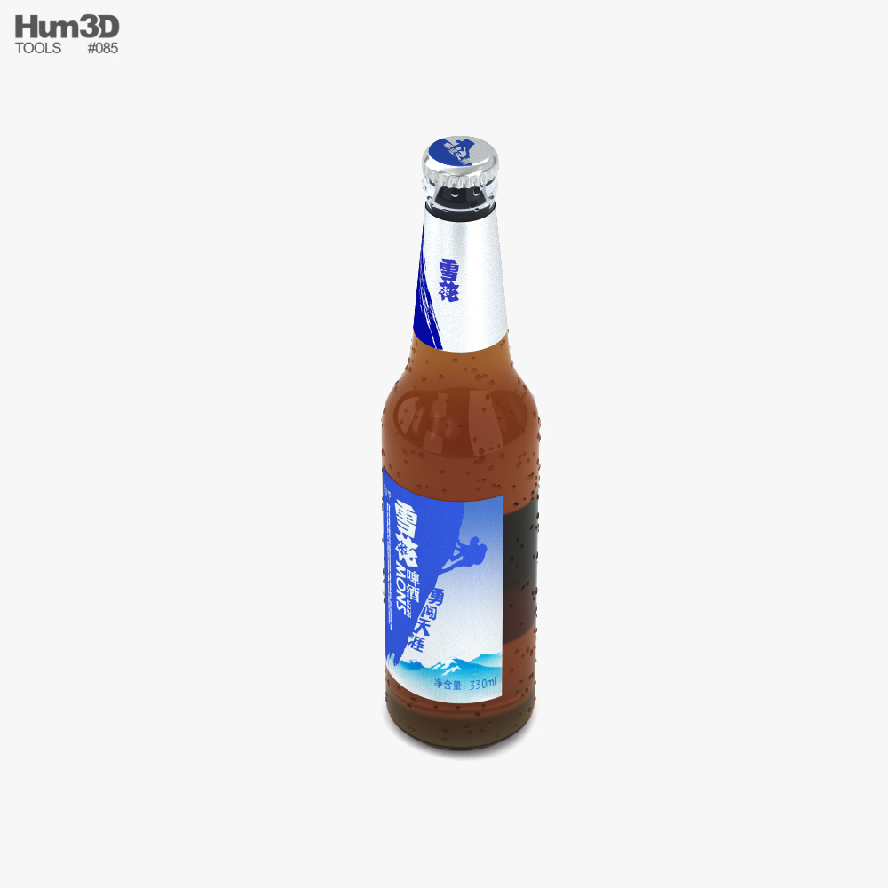 Snow Cerveza Botella Modelo 3D - Alimentos on Hum3D