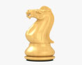 Schachritter Weiß 3D-Modell