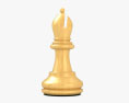 Classic Chess Bishop White 3d model