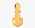 Classic Chess Bishop White 3d model