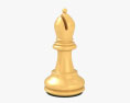 Classic Chess Bishop White 3d model