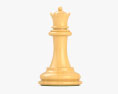 Classic Chess Queen White 3d model