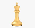 Classic Chess King White 3d model