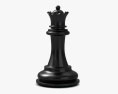 Classic Chess Queen Black 3d model