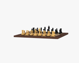 Klassisches Schach 3D-Modell