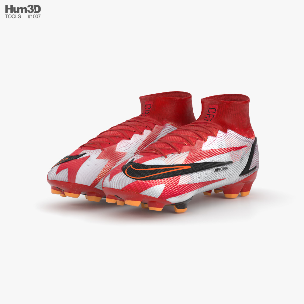 Nike Mercurial Superfly 8 Elite CR7 FG Botte de football Modèle 3D