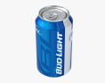 Budlight ビール缶330ml 3Dモデル