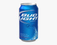 Budlight ビール缶330ml 3Dモデル