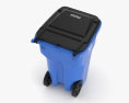 95 Gallon Trash Container 3d model