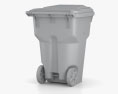 95 Gallon Trash Container 3d model