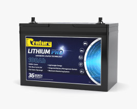 Century Pro bateria de lítio do carro Modelo 3d