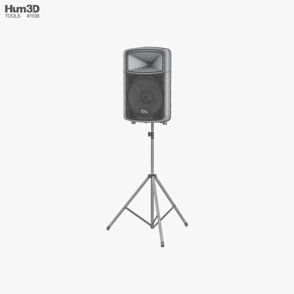 Speaker Stand 3D model Electronics on Hum3D