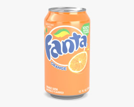 Fanta 缶12 FL 3Dモデル