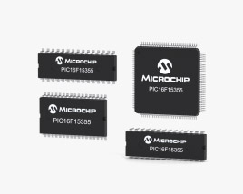 Microchip 3D model