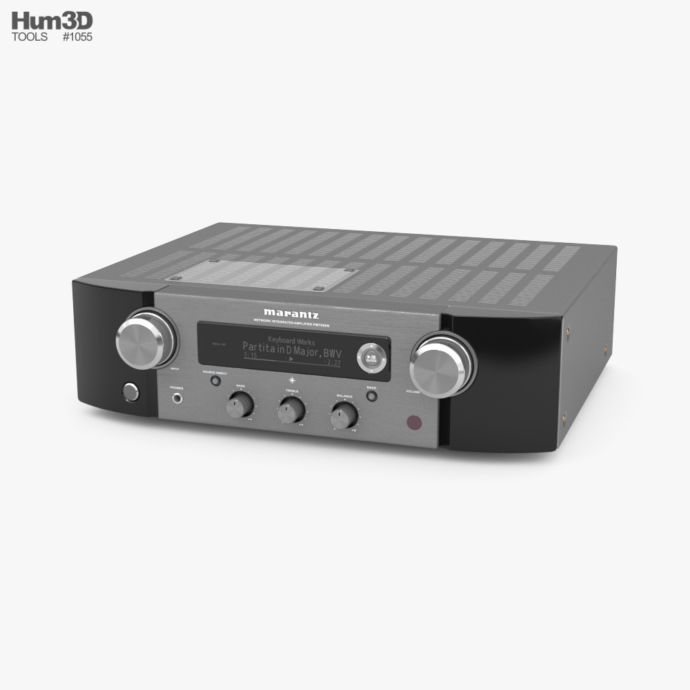 Stereo Amplifier 3d model