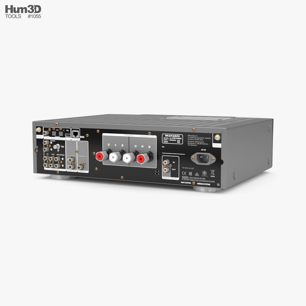 Stereo Amplifier 3d model