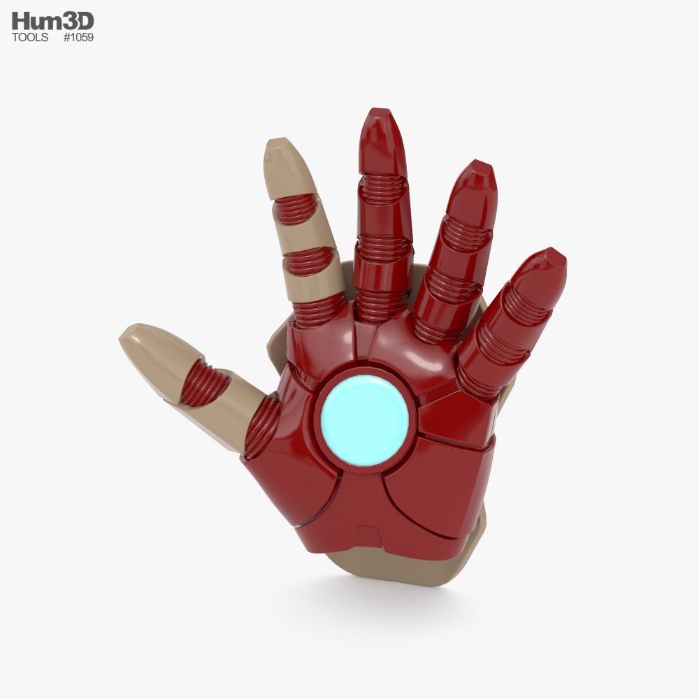 Iron Man Glove 3D model
