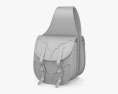 말 안장 가방 3D 모델 