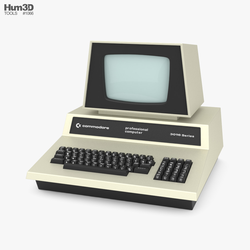 Commodore PET 3D-Modell